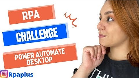 RPA CHALLENGE com Power Automate Desktop