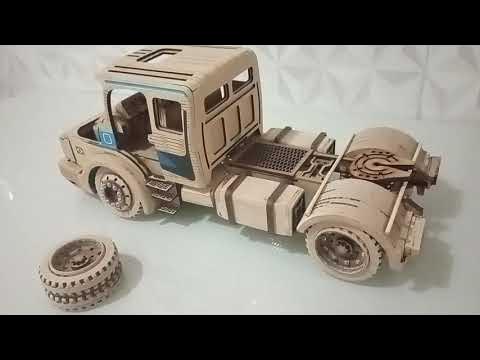 Como fazer miniaturas de caminhao (Minitruck mercedes 1934) how to