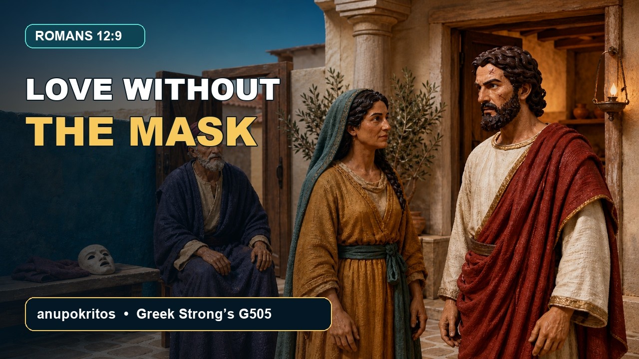 Dissimulation in Romans 12:9 — full word study video