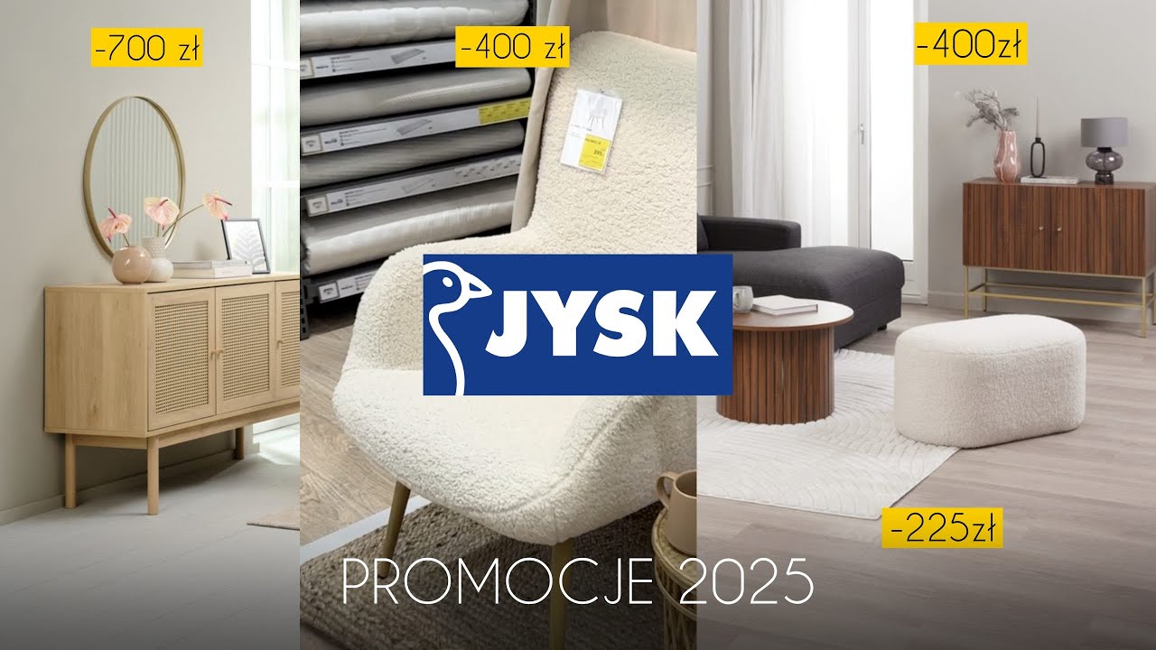 JYSK - NOWOŚCI 2025, MNÓSTWO PROMOCJI NA MEBLE I DODATKI