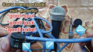 Cara memperbaiki mic dinamic rusak