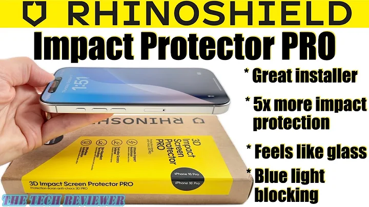 RHINOSHIELD Impact Protector PRO for iPhone 16 Pro: Upgraded Installer & Even More Impact Protection
