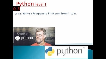 Write a program to print Sum from 1 to n. using While loop in python by with asifkbs25 || Q5