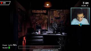 Five Nights At Freddy's CON PULSÓMETRO [NOCHE 3]