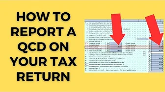 How to report a qualified charitable distribution on tax return