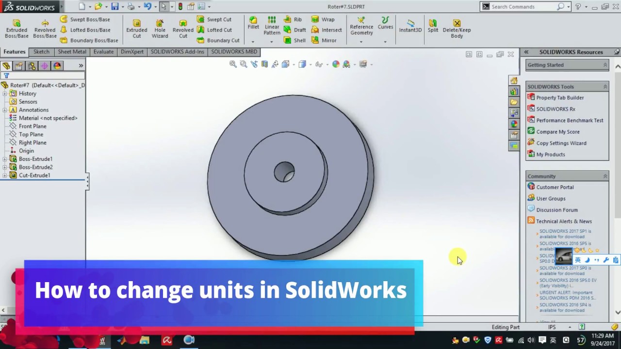 How to change units in solidworks solidworks tutorial youtube