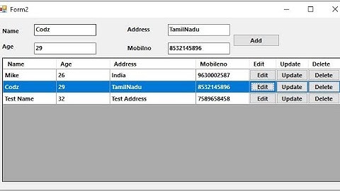 How to Add Records and Edit,Update,Delete with Datagridview buttons - VB.net