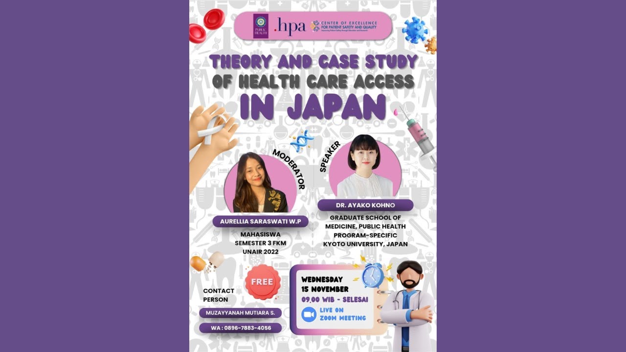 Guest Lecture  -  Theory and Case Study of Health Care Access in Japan