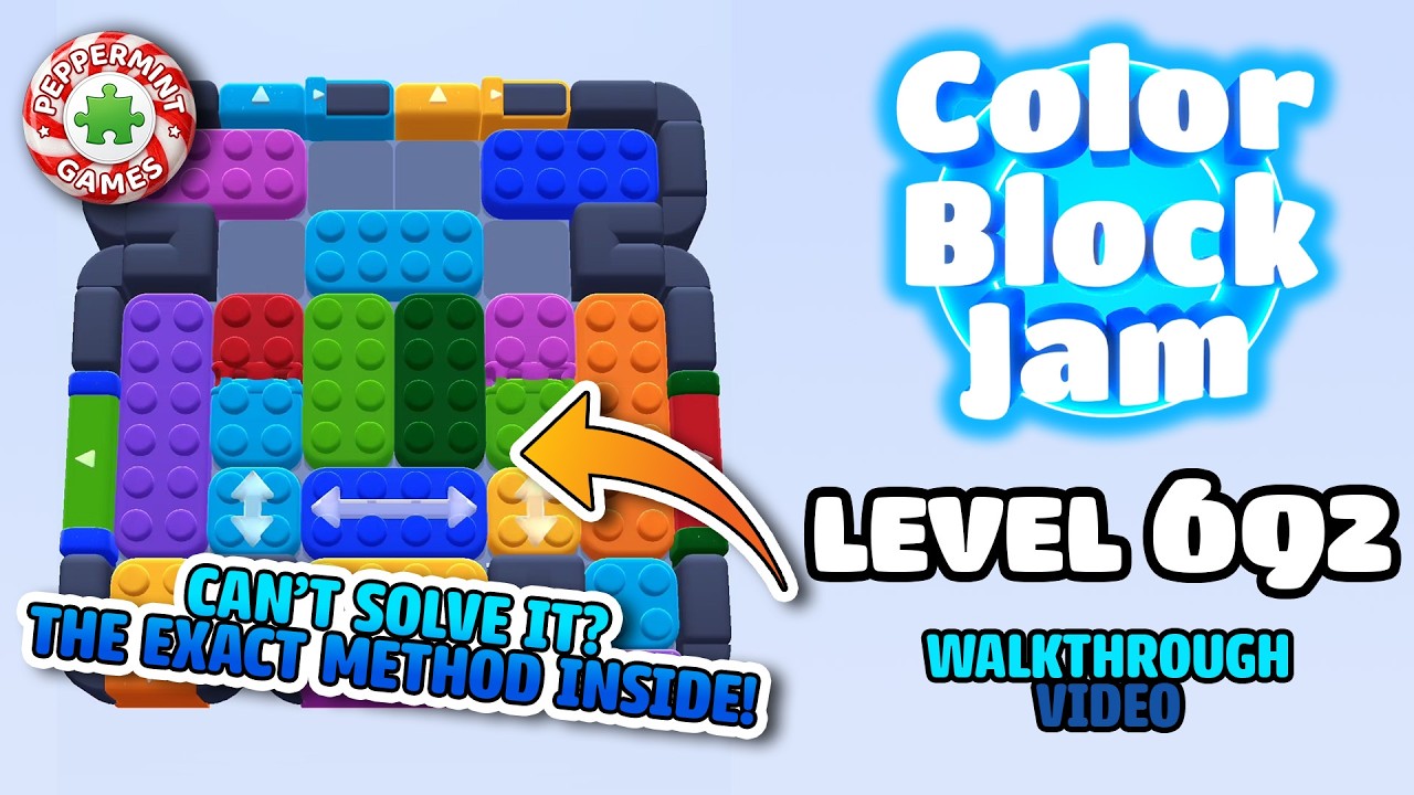 Blockb いろい Color Block Jam - Level 692 Walkthrough - YouTube