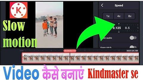 Kinemaster Slow Motion + Shake Effect Video Editing | Slow Motion Video Editing In Kinemaster 2023