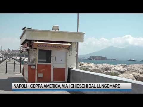 Video Napoli, via i chioschi dal lungomare per la Coppa America