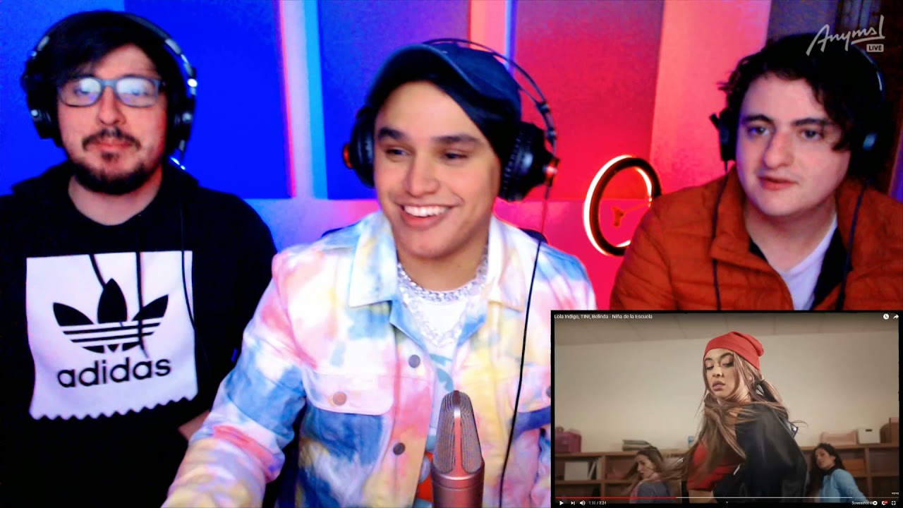 [Reacción] Lola Indigo, TINI, Belinda - Niña de la Escuela | ANYMAL LIVE 🔴