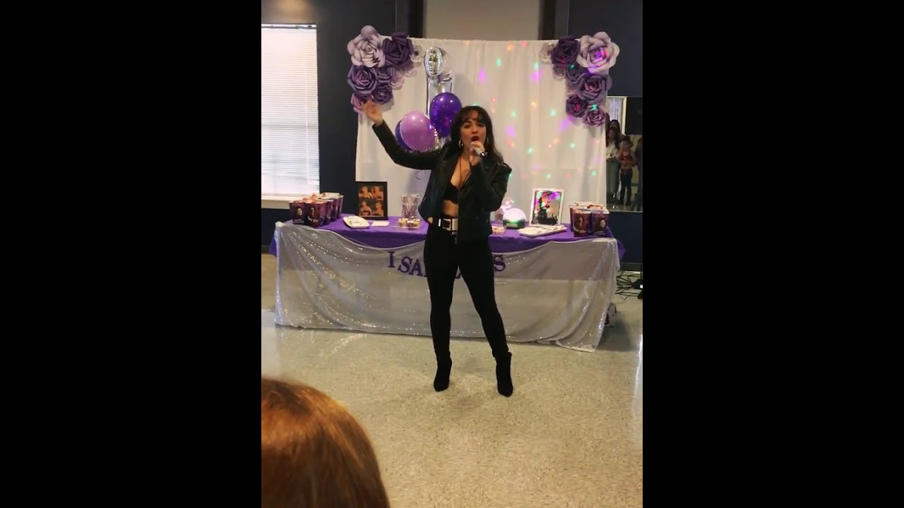 Selena impersonation for miss Isabellas 7th birthday!!