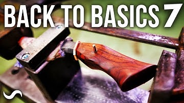 MAKING A KNIFE WITH NO POWER TOOLS!!! PART 7