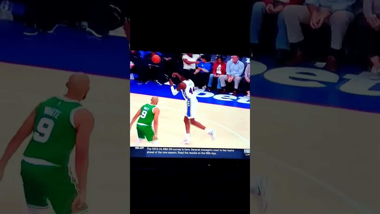Kelly oubre jr. Splash 3 Point/ Boston Celtics vs Philadelphia Sixers