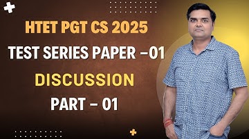 HTET PGT CS 2025 Test Series - 01, Part - 01