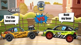 Hill Climb Racing 2 - 🤔 Muscle Car VS Rally 🤔 (Which Is Best?) screenshot 1