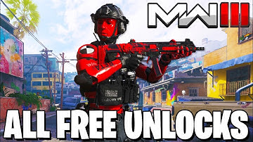 MW3 - How to Get all Permanent *FREE* Unlocks (RED OPERATOR)