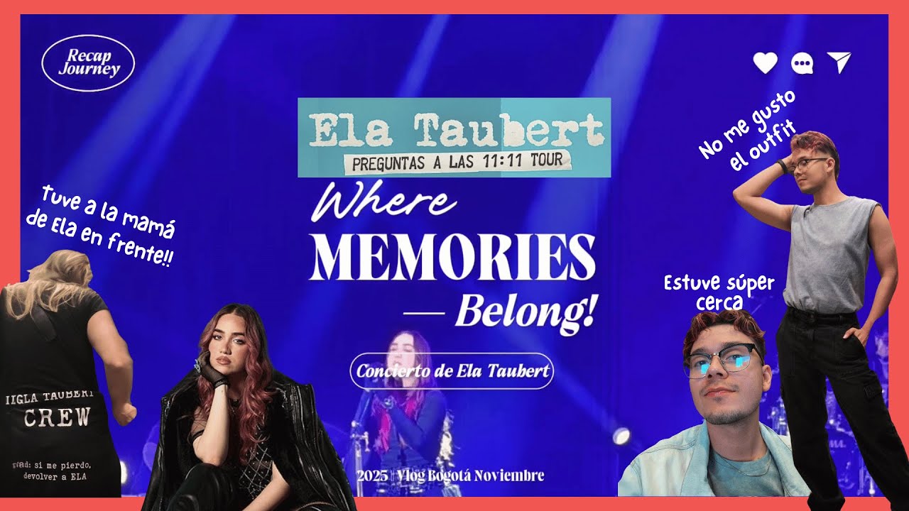 Vlog de Viaje a Bogotá + Concierto de Ela Taubert (hubo drama) - Juan Giraldo