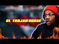 American Reacts to UK! | Split Decision EP | Central Cee x Dave - Trojan Horse (Lyrics) Reaction