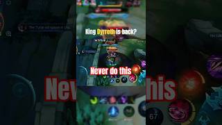 King Dyrroth is back. #mobilelegends #mlbb #ml #MOBMundane