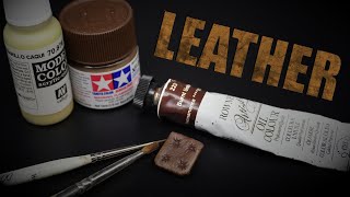 How to paint Realistic Leather on your Models