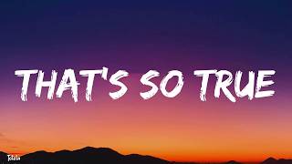 Gracie Abrams -That’s So True (lyrics)
