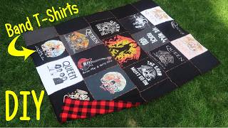 DIY Band T-Shirt Blanket