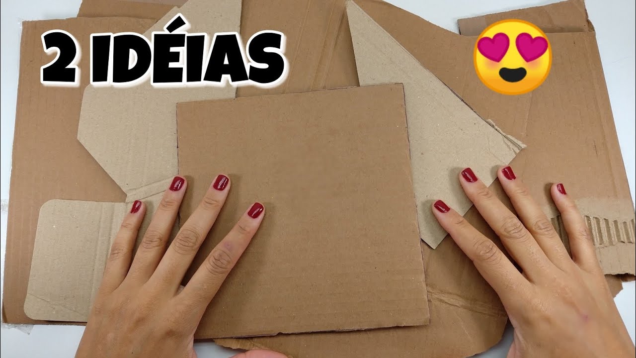 2 IDÉIAS FÁCEIS COM PAPELÃO PARA USAR NAS FESTINHAS 🎈🎂🎁