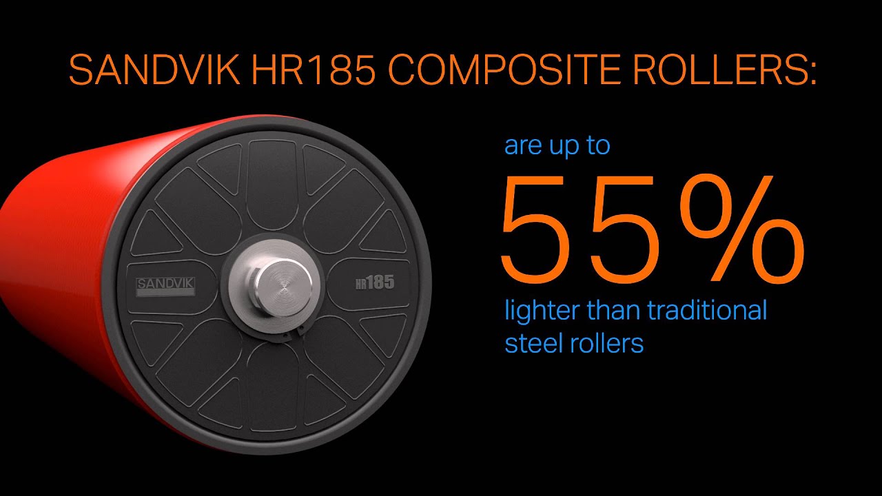 Sandvik HR185 Composite Rollers| Sandvik Mining and Rock Technology