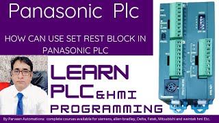 How Can Use Set Rest Block Srfun In Panasonic Plc