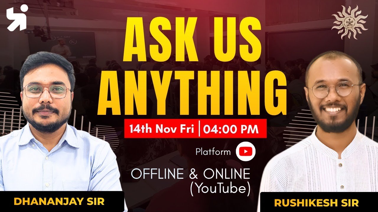 ASK US ANYTHING | Live Session for UPSC & MPSC Students | Rushikesh Sir & Dhananjay Sir