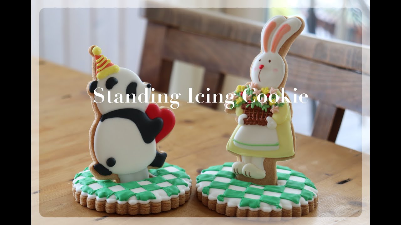 ウサギとパンダのスタンディングアイシングクッキー Standing Icing Cookies Rabbit And Panda Youtube ウサギとパンダのスタンディングアイシングクッキー Standing Icing Cookies Rabbit And Panda Youtube