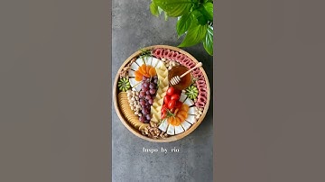 Cheese board inspiration ideas ✨ #foodstyling #foodplating #shortsvideos