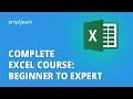 🔥 Complete Excel Course: Beginner To Expert | Advanced Excel Tutorial | Excel Training | Simplilearn