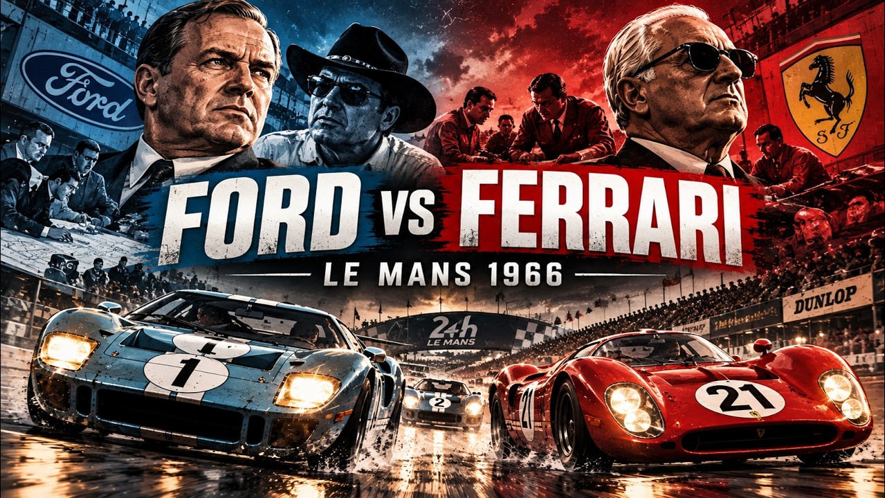 The Untold Story of Ford vs Ferrari at Le Mans | Animated History #Ford #Ferrari