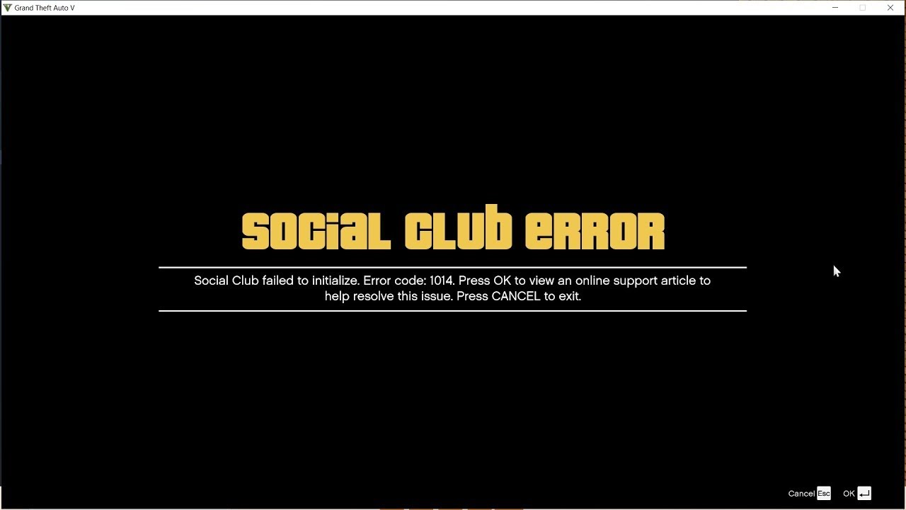 gta v error code 107 gta v error code 107