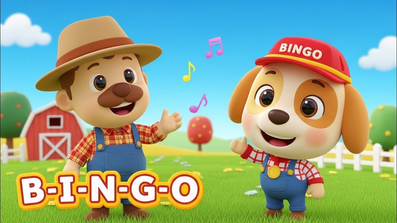 BINGO Song for Kids 🐶 |MoreNursery Rhyme & Songs | Learn Spelling B-I-N ...