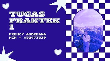 Tugas praktek 1 pemrograman berbasis desktop - frency andreana 