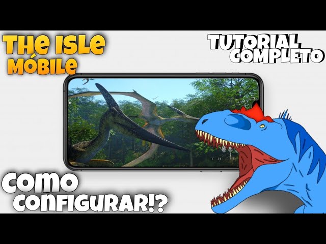 Como jogar The isle pelo celular #theisle #dinossauros #crocodilos