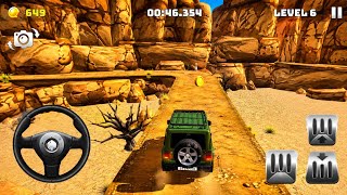 Offroad Car Driving Game 🚙 | Desert Hill Road Gameplay | Level 6 4x4 Driving screenshot 2