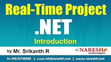 .NET Real-Time Project Introduction | by Mr. Srikanth