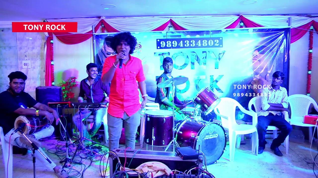 Gana Pazhani Son Dharani Figurea Pathadhum Thudikudhu Yaen Pulsu With Tony Rock Music Band Live