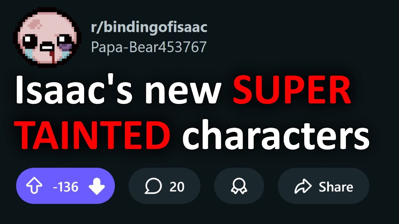 Reddit's IMPOSSIBLE Isaac Characters are... something
