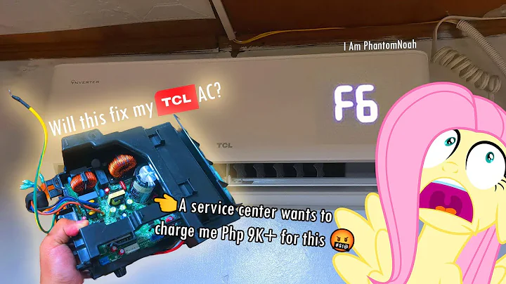 DIY REPAIRING MY AIR CONDITIONER BECAUSE THEY VOIDED MY WARRANTY! - TCL Split Type AC Error F6 FIX