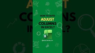 How to Auto adjust column in Excel? 🤔 #excel #excelhacks #exceltips #excel_formula_fun