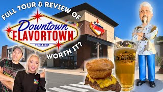Downtown Flavortown in Pigeon Forge, TN | Restaurant by Guy Fieri: FULL Tour & Review- 2023