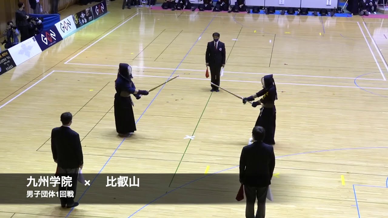 49【男子1回戦】九州学院・熊本×比叡山・滋賀【1鈴木×森2坂本×古澤3