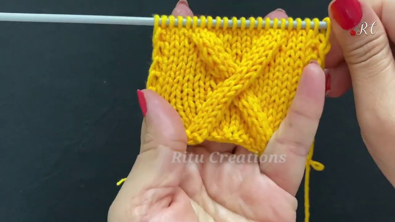 Knitting Cable Design no 312 for Ladies / Gents Sweater in Hindi