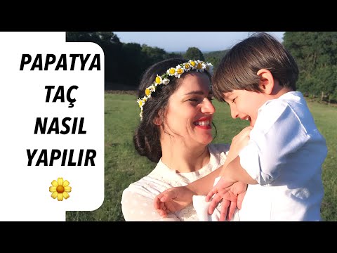 Papatya Taç Nasıl Yapılır | En kolay taç yapımı | Daisy Crown Diy | Kendin yap | Trend